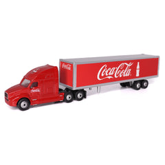Motor City Classics Coca-Cola long hauler truck front view with authentic decals and crisp detailing.
