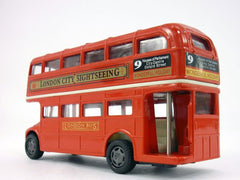 Motormax London Double Decker Bus model wheel detail, smooth free-rolling wheels