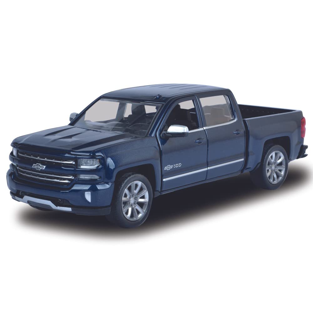 Motormax Silverado Centennial edition front doors open for interactive display