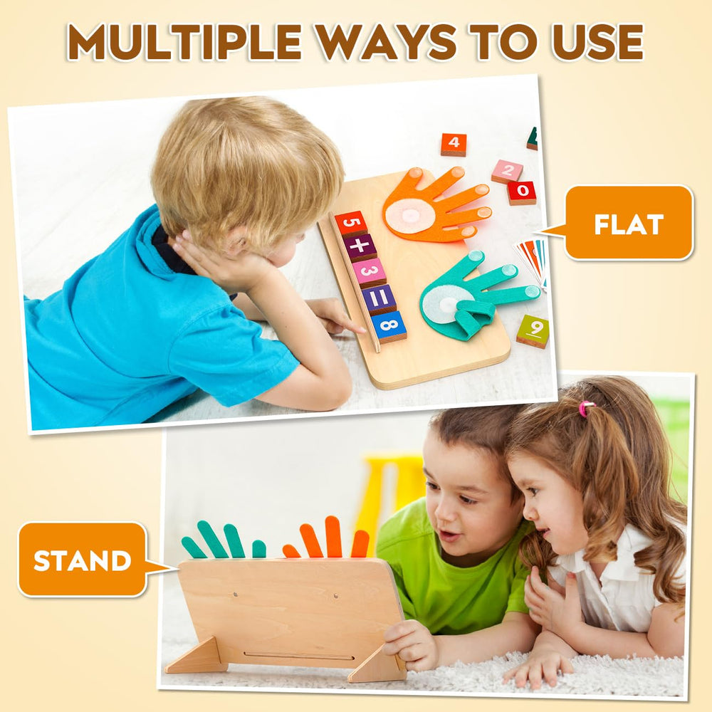 MOTREE storage tray helps organize blocks for quick math sessions.