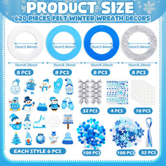 Moucuny snowflake foam stickers close-up for customizable winter decor
