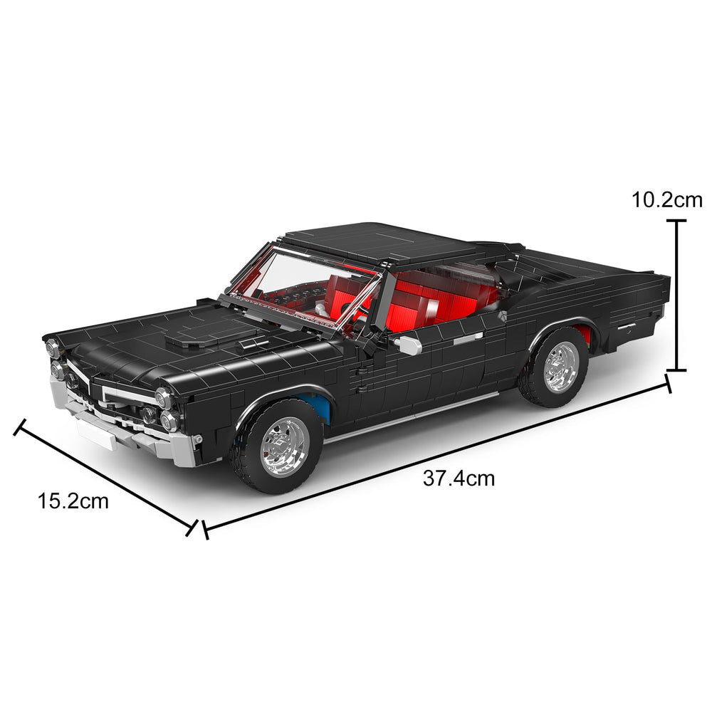 Mould King 10199 car model kit adult collectors display-friendly build.