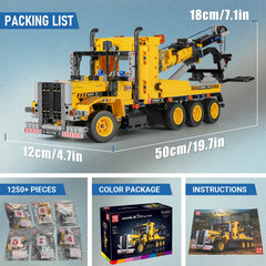Mould King 17011 finished model dimensions suitable for display.