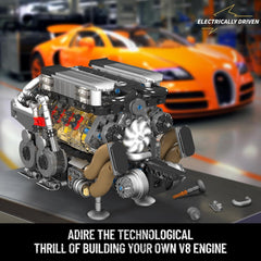 Mould King compact engine design fits small spaces while illustrating engineering concepts