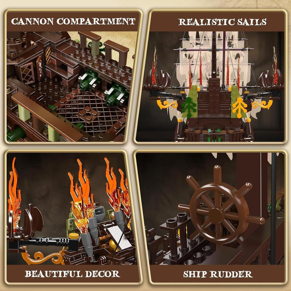 Mould King model kit blocks and materials emphasize safety and build quality.