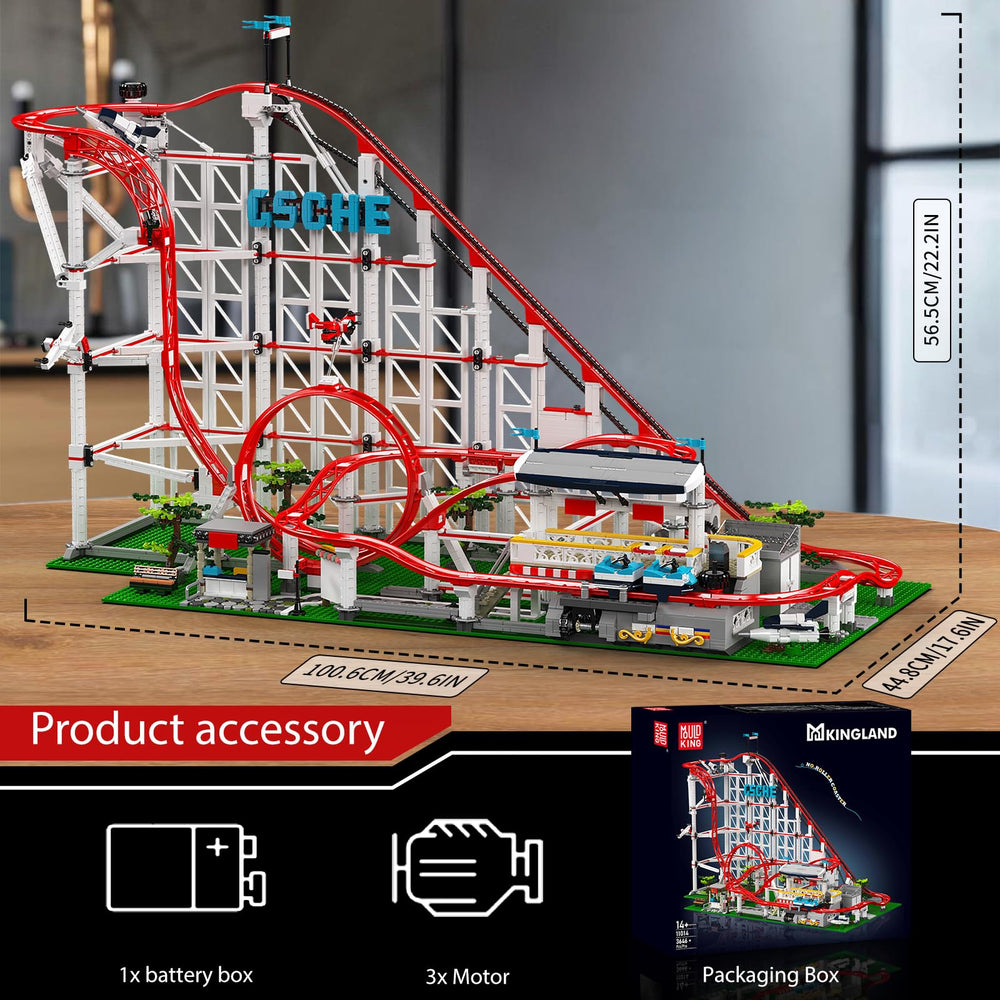 Mould King set includes clear color instructions for a satisfying build.