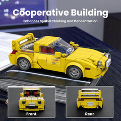 Mould King RX-7 kit demonstrates durable ABS plastic and sturdy construction