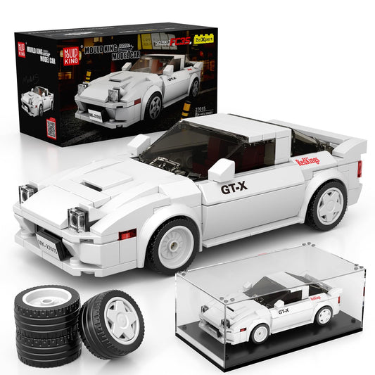 Mould King Super Sports Car parts layout for step-by-step building.