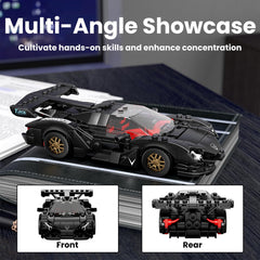 Mould King Super Sports Car build set sparks creativity and fine motor skill development.