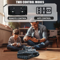 Mould King Tiger Tank app control for convenient use