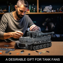 Mould King Tiger Tank battery compartment enabling longer sessions