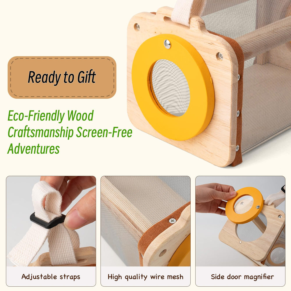 Mountova Bug Catcher Kit: ID cards support insect and plant identification.