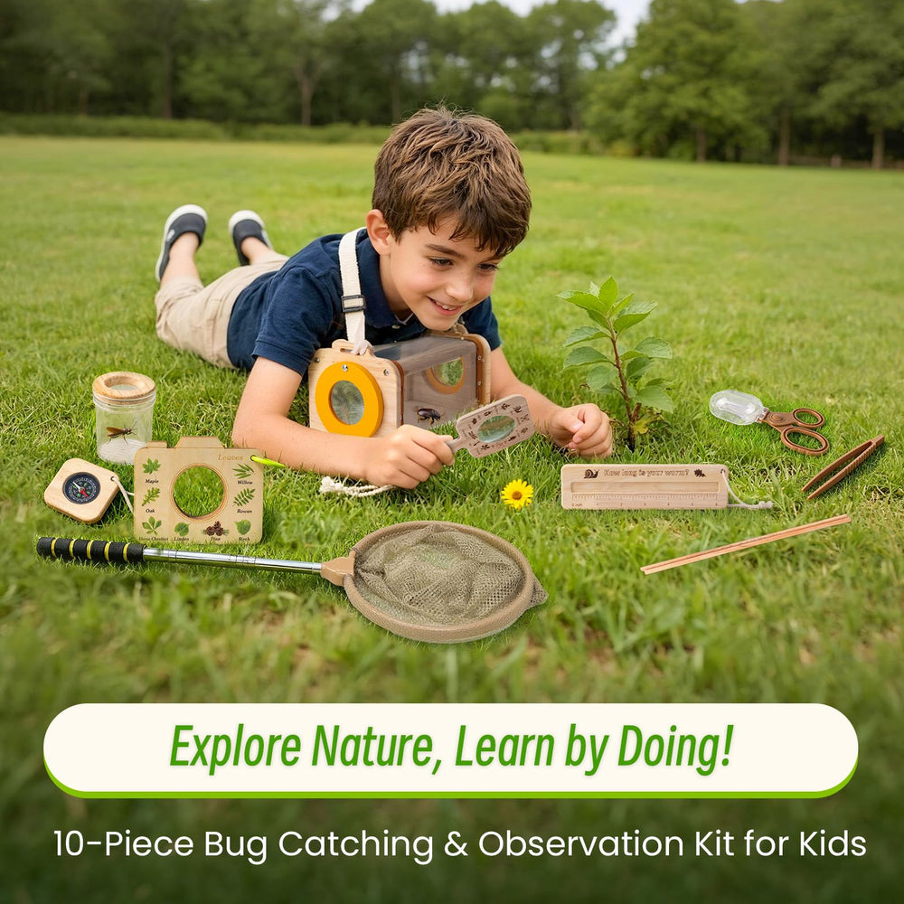 Mountova Bug Catcher Kit: insect cage for easy transport during backyard explorations.