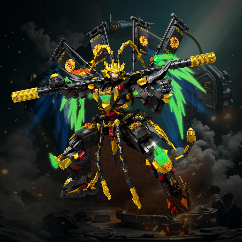 Mov Stone Mech Monkey Lego-compatible design widens building options.