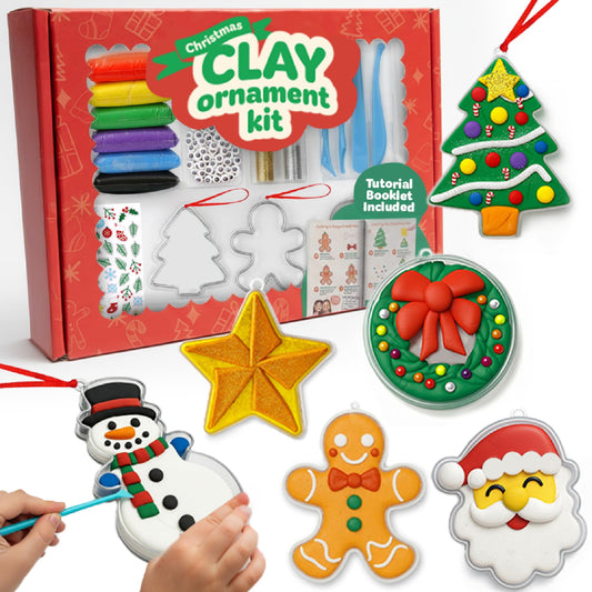 Move2Play Crafty Moms Christmas star ornament kit for festive family crafting fun