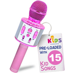 Move2Play Kids Karaoke Microphone front view for home concert fun