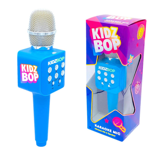 Move2Play Kidz Bop Karaoke Microphone front view ideal for kid performances.