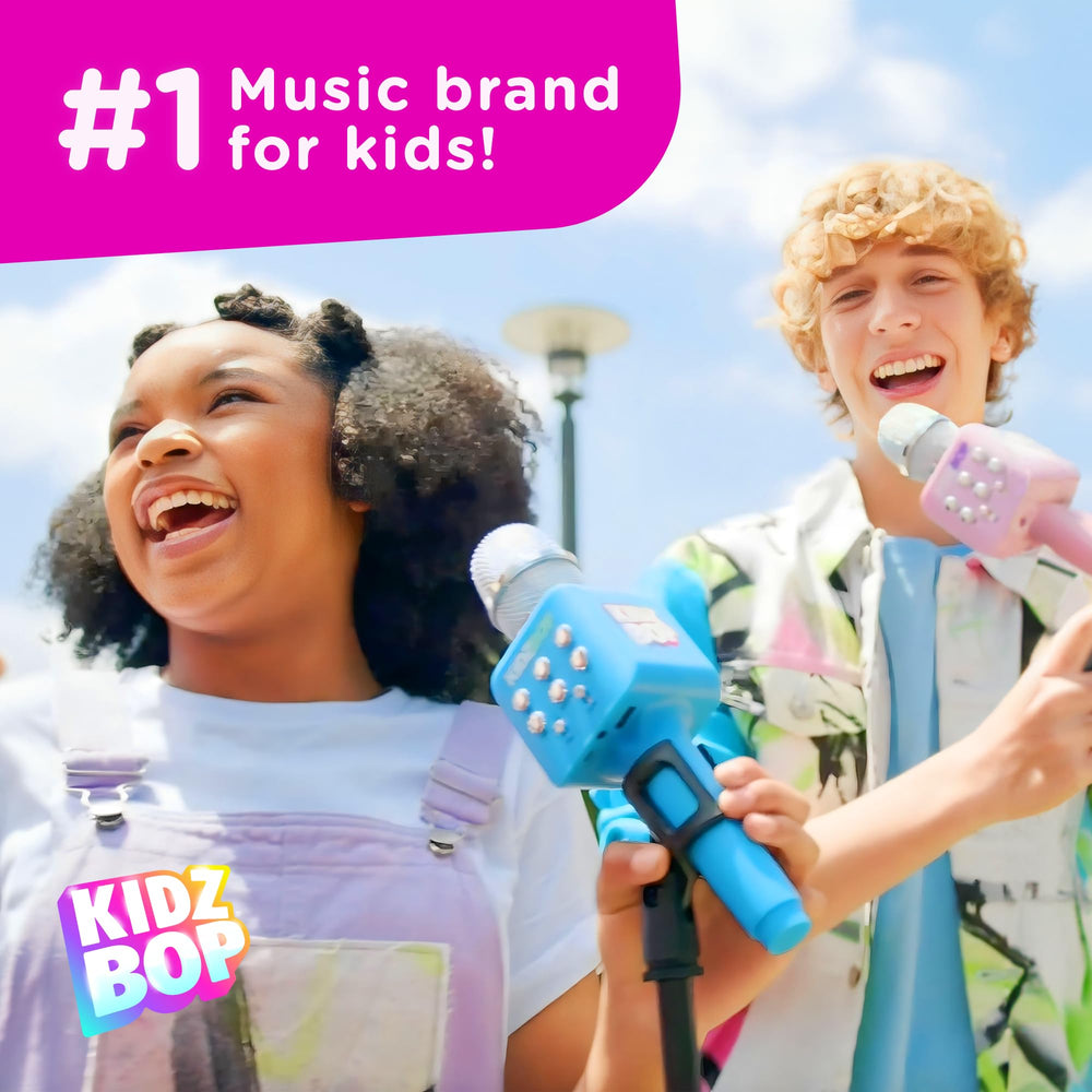Move2Play Kidz Bop microphone turns living room into a mini concert with clear sound.