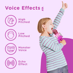 Move2Play microphone ideal for kids parties, playtime, and family fun.
