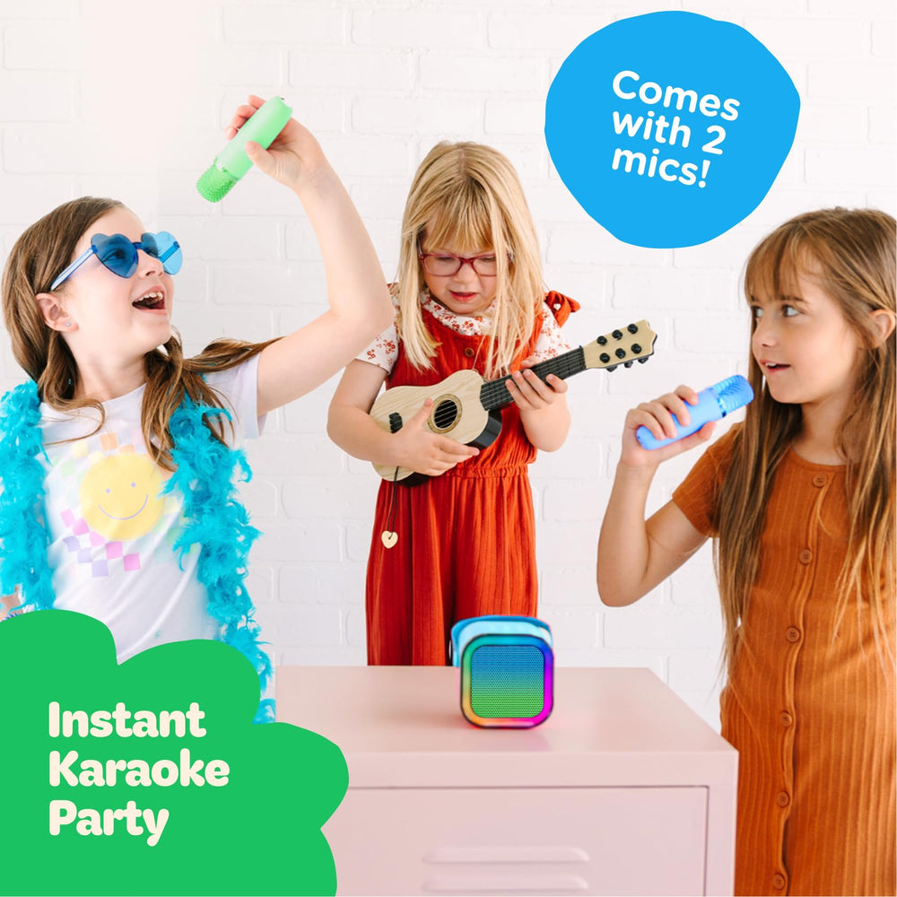 Move2Play mini karaoke machine side view for portable fun anywhere