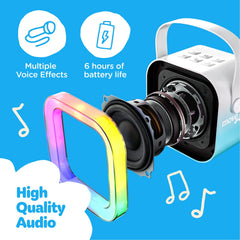 Move2Play rechargeable battery supports hours of play.