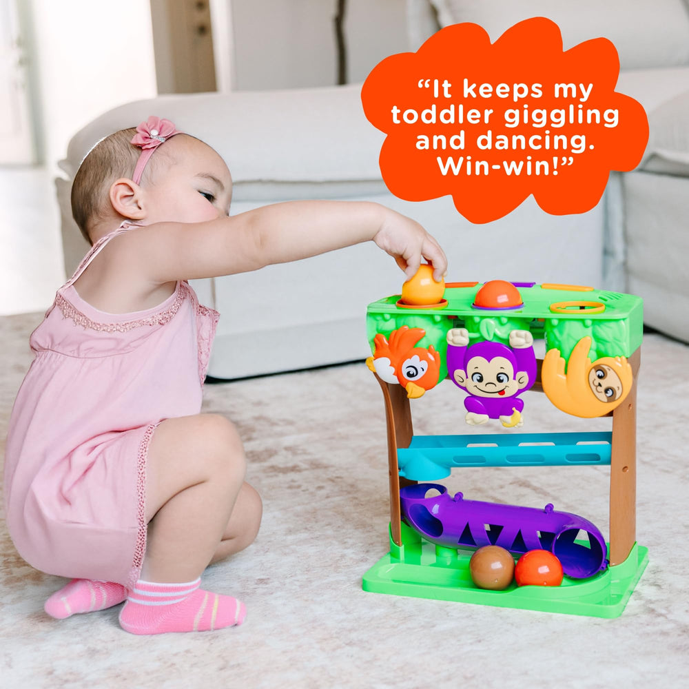 Move2Play safe-kid-friendly-materials highlights durable, rounded-edge design for tiny hands.