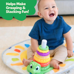 Move2Play seven-ring turtle stack highlights balance, coordination, and problem-solving.