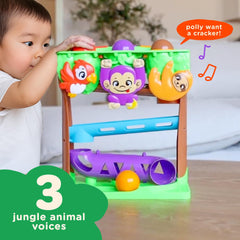 Move2Play toddler-imaginative-play invites stomping, swinging, and crawling during jungle-themed adventures.