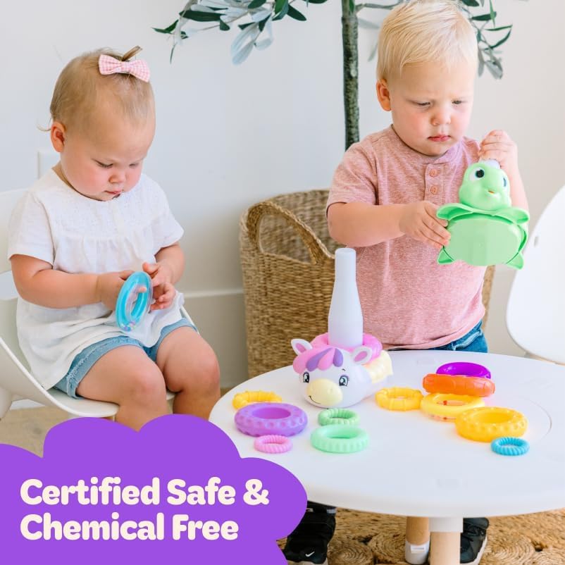 Move2Play unicorn toy made with safe, BPA-free materials