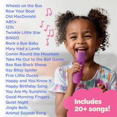Move2Play wireless microphones for clear vocals and duets.