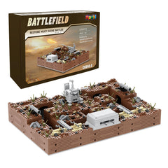 MOOXI WW2 forts trench systems for immersive building play and diorama creation