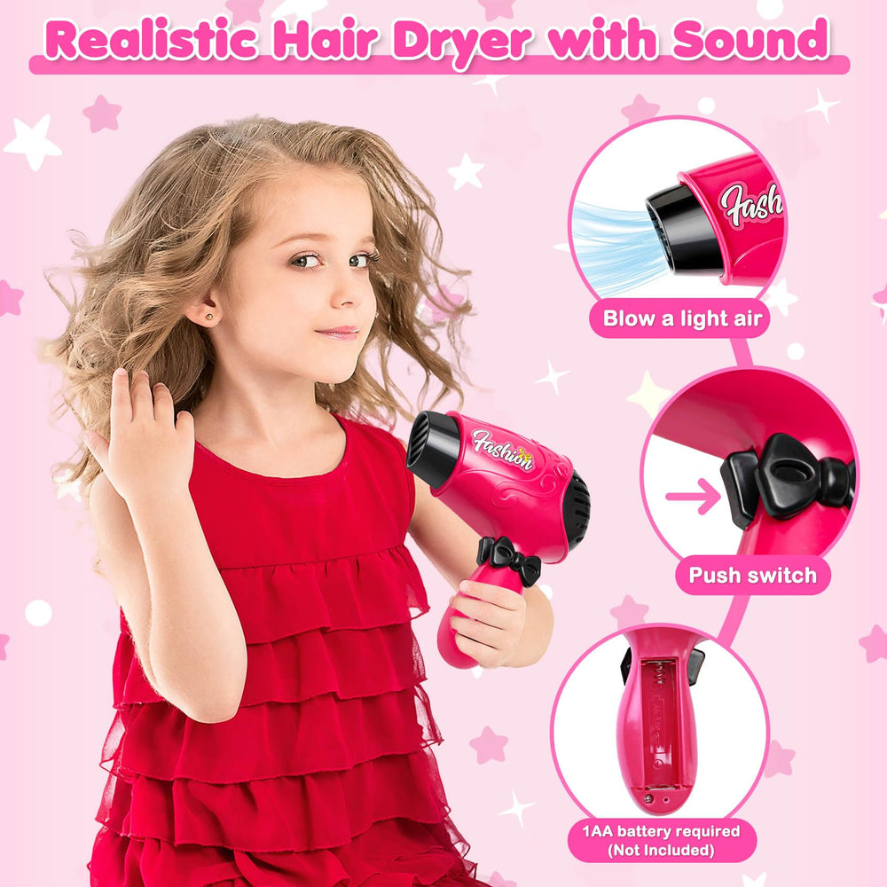 MOZXEBOK Hair Curling Wand — inspires creative styling and practice on dolls or friends