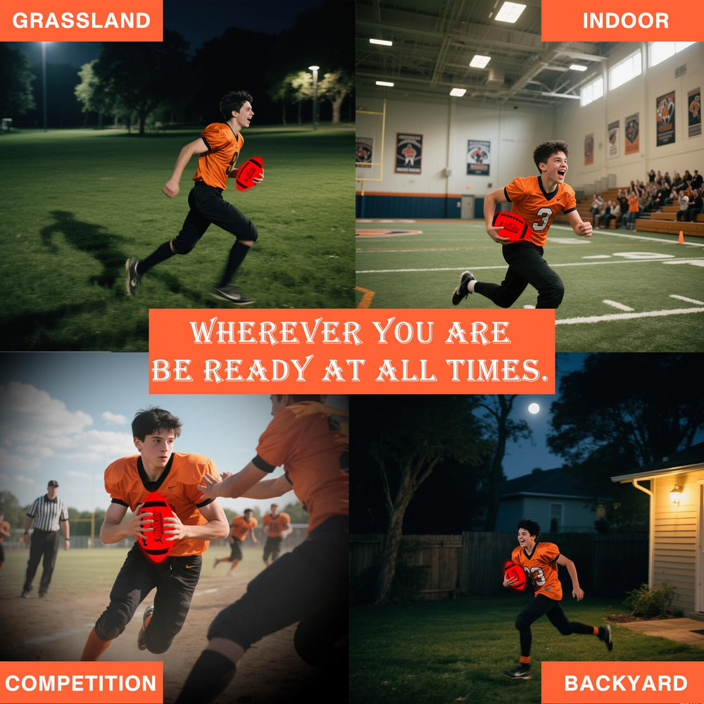 MPMVP Glow Football ensures bright night visibility for safer outdoor play.