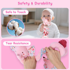 MPQMPQ soft material close-up showing plush texture and safety.