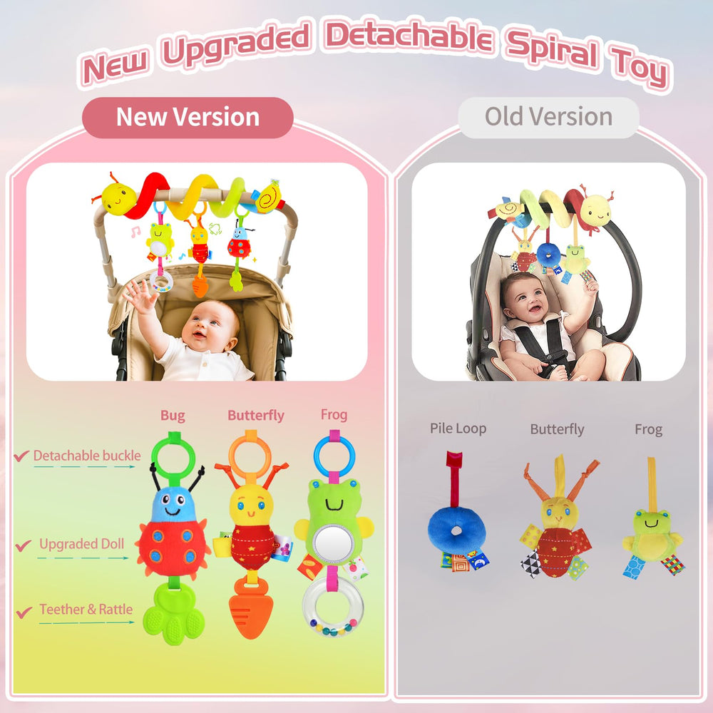 MPQMPQ detachable rattles offering new textures and sounds for exploration