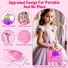 Mqsiuve nail-art-tools set provides sparkly decorations for tiny nails.