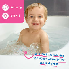 Mr. Bubble Magic Bath Crackles fizzy snaps enhancing kid-friendly bath time fun