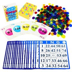 MR CHIPS bingo 18 unique cards for quick family game nights.