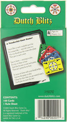 Mr Dice Dutch Blitz card color designs emphasize fast color matching.
