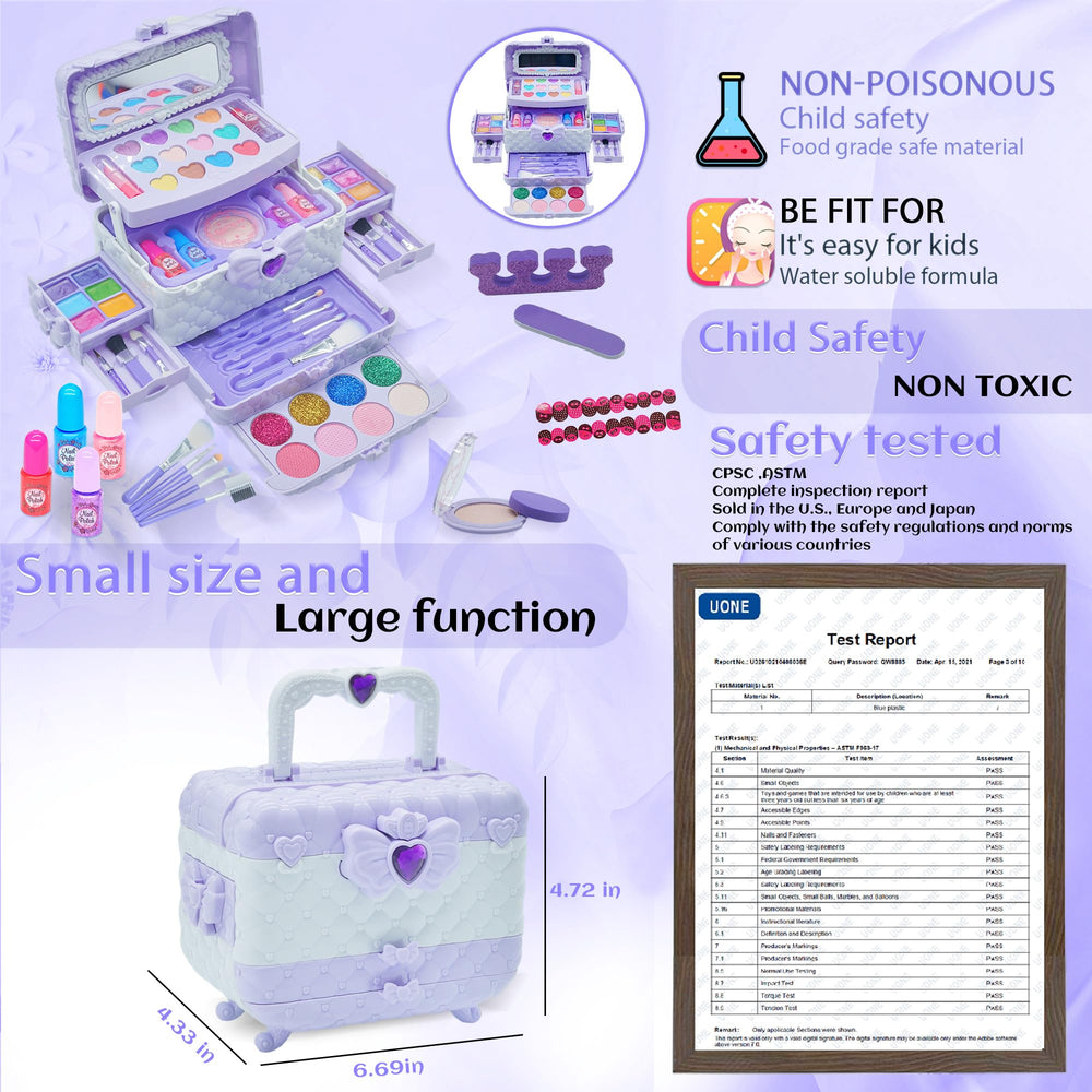 Mrabbitoo beginner-friendly makeup set ideal for curious young artists
