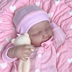 MRB Lifelike Reborn doll birth card and accessories