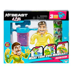 MRBEAST LAB Creation Station dollar-fill filling with cash stacks enhances imaginative, action-packed storytelling.