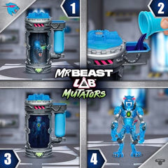 MRBEAST LAB Stealth Panther reveal captures dramatic unboxing moment.