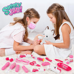MR.TN 33Pcs Pet Doctor Kit mini flashlight adds realistic pretend scenarios.