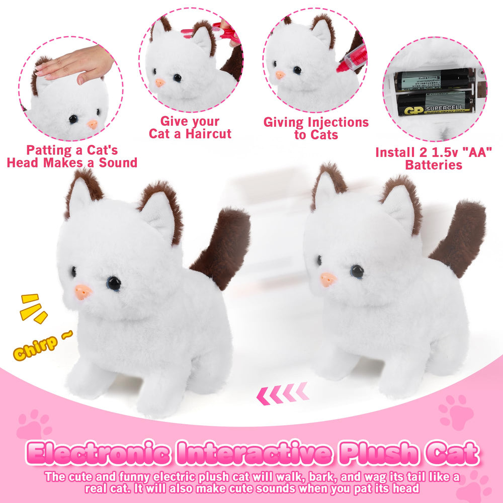 MR.TN 33Pcs Pet Doctor Kit storage bag helps keep toys organized.