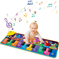 MR.TN kids musical piano mat showing 25 sounds for interactive play