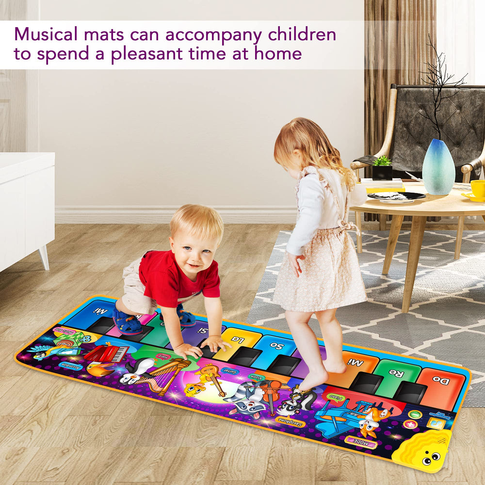 MR.TN safe nonwoven fabric piano mat that's easy to wipe clean