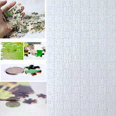 MS WGO blank sublimation jigsaw puzzle sheet layout ideal for personalized designs