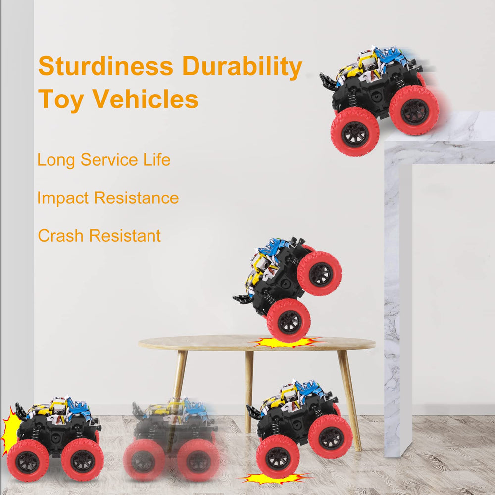 M SANMERSEN 360-degree stunt car demonstrates dynamic rotation without batteries.