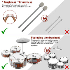 M SANMERSEN 8-piece kit is lightweight for quick setup and travel.